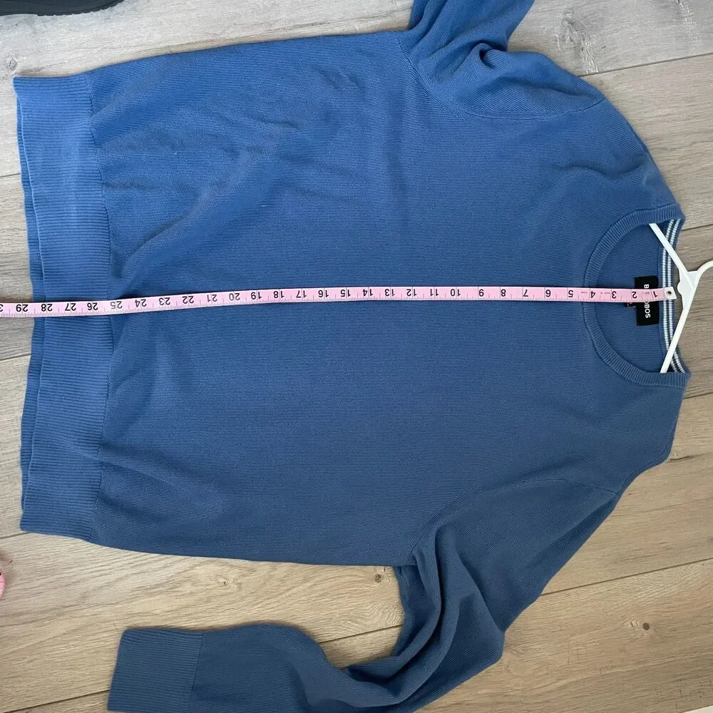 Bonobos blue cotton crewneck sweater size XXL